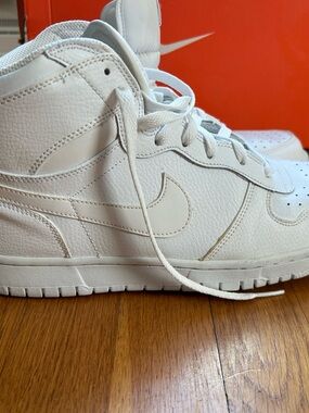 Nike White High-Top Sneakers